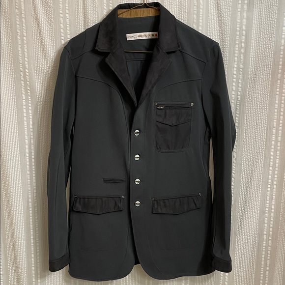 Men's Gray Animo Equestrian Riding Show Coat